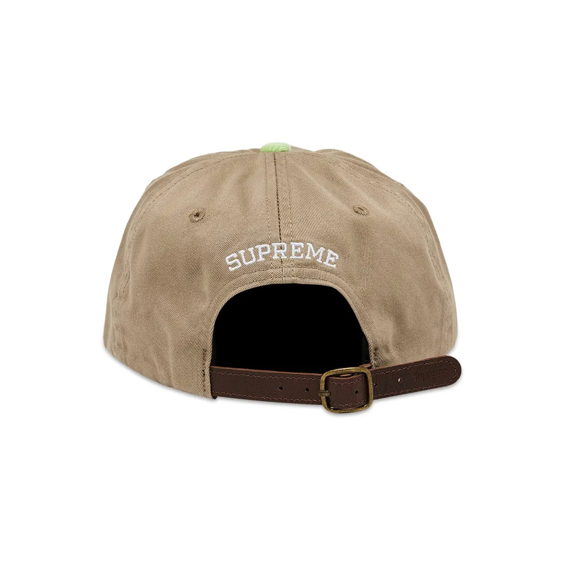 Supreme 2-Tone S Logo 6-Panel Tan – DISTRICT ONE NY