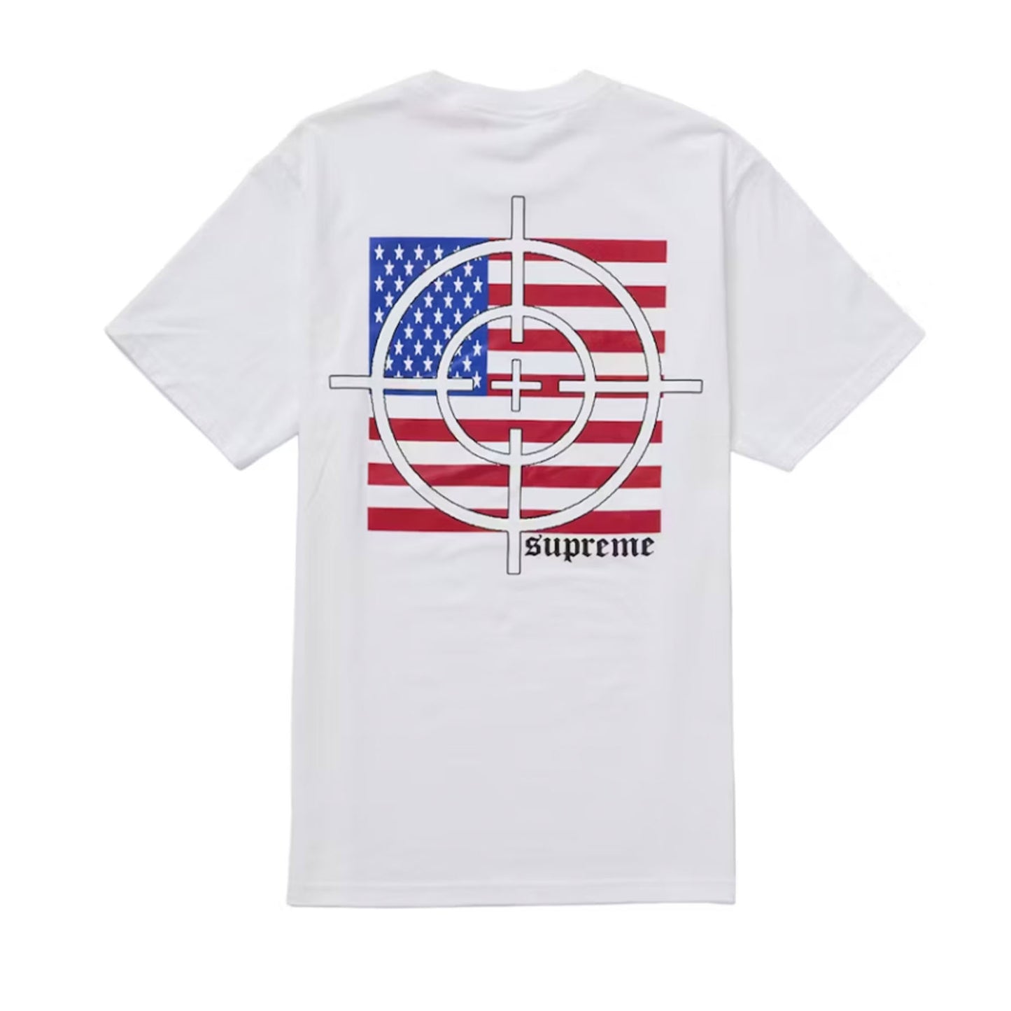 Supreme Target Tee White [USED] - M (Used)