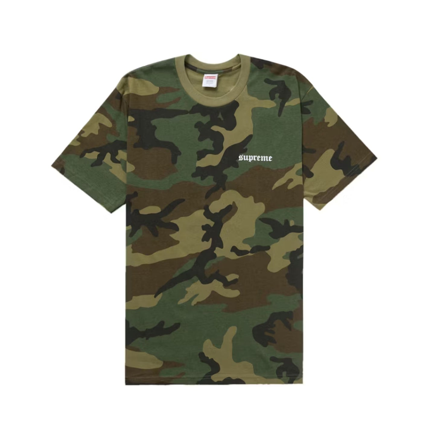Supreme Target Tee Woodland Camo
