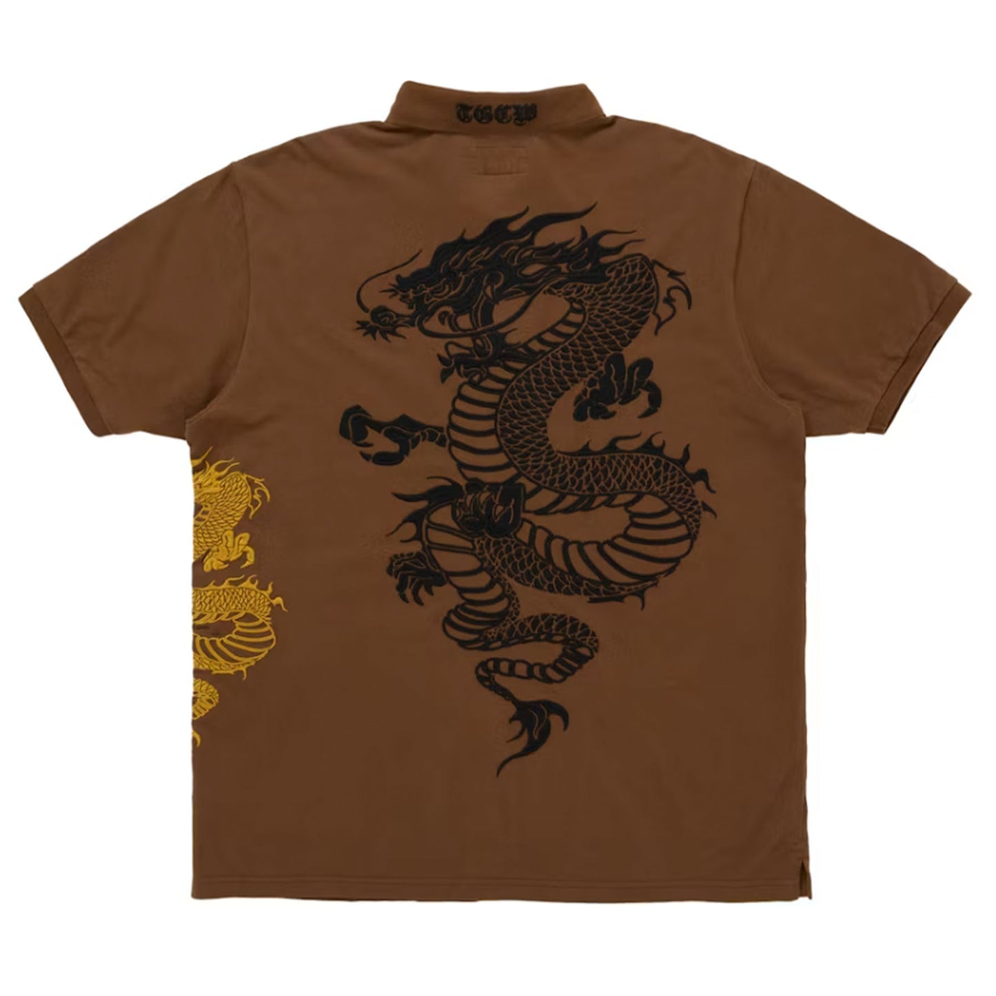 Supreme The Great China Wall Dragon Polo Brown