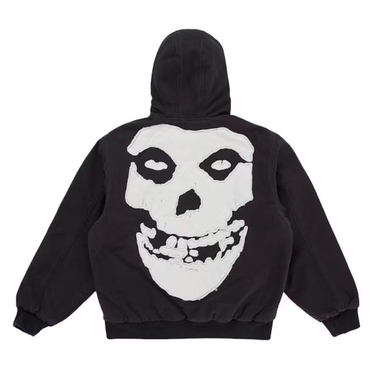 Supreme The Misfits Hooded Work Jacket Black