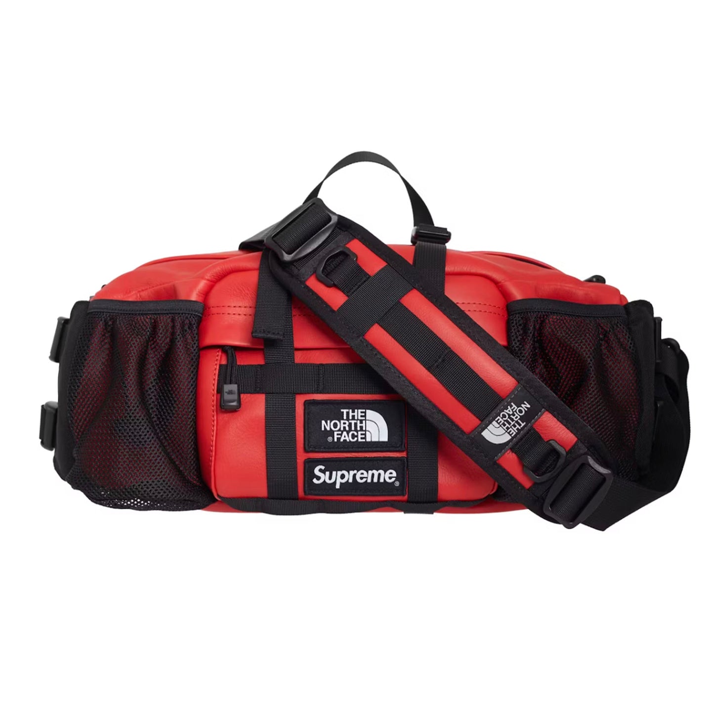 Supreme The North Face Leather Mountain Waist Bag Red [USED]