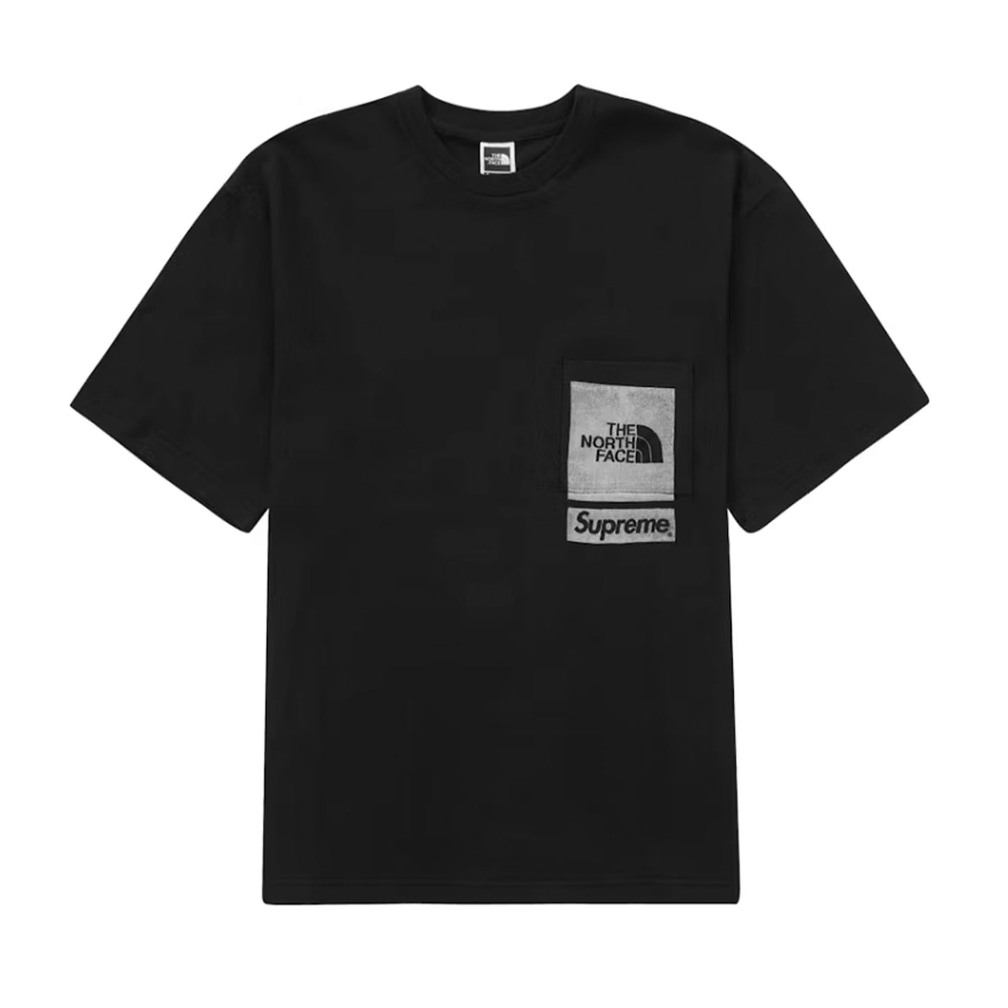 Supreme The North Face Printed Pocket Tee Black [USED] - S (Used)