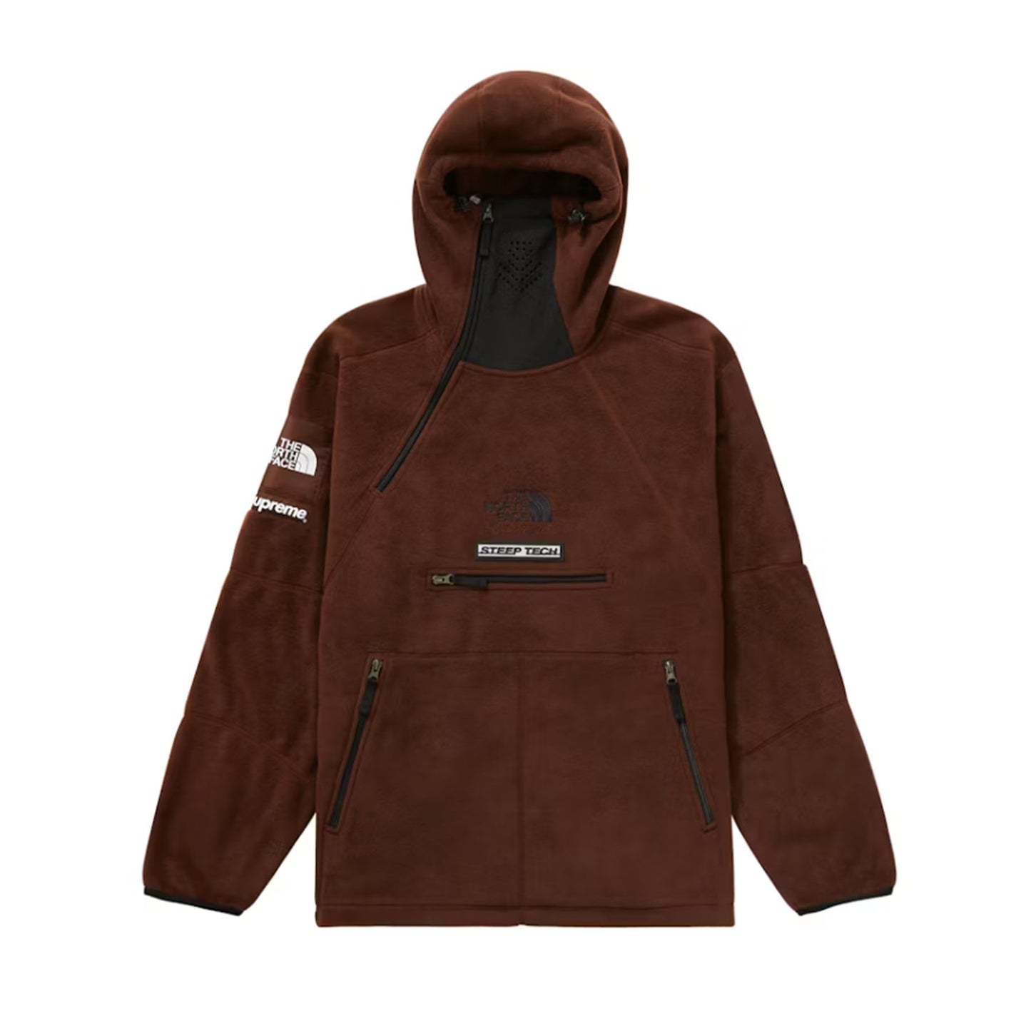 Supreme The North Face Steep Tech Fleece Pullover Brown [USED] - S (Used)