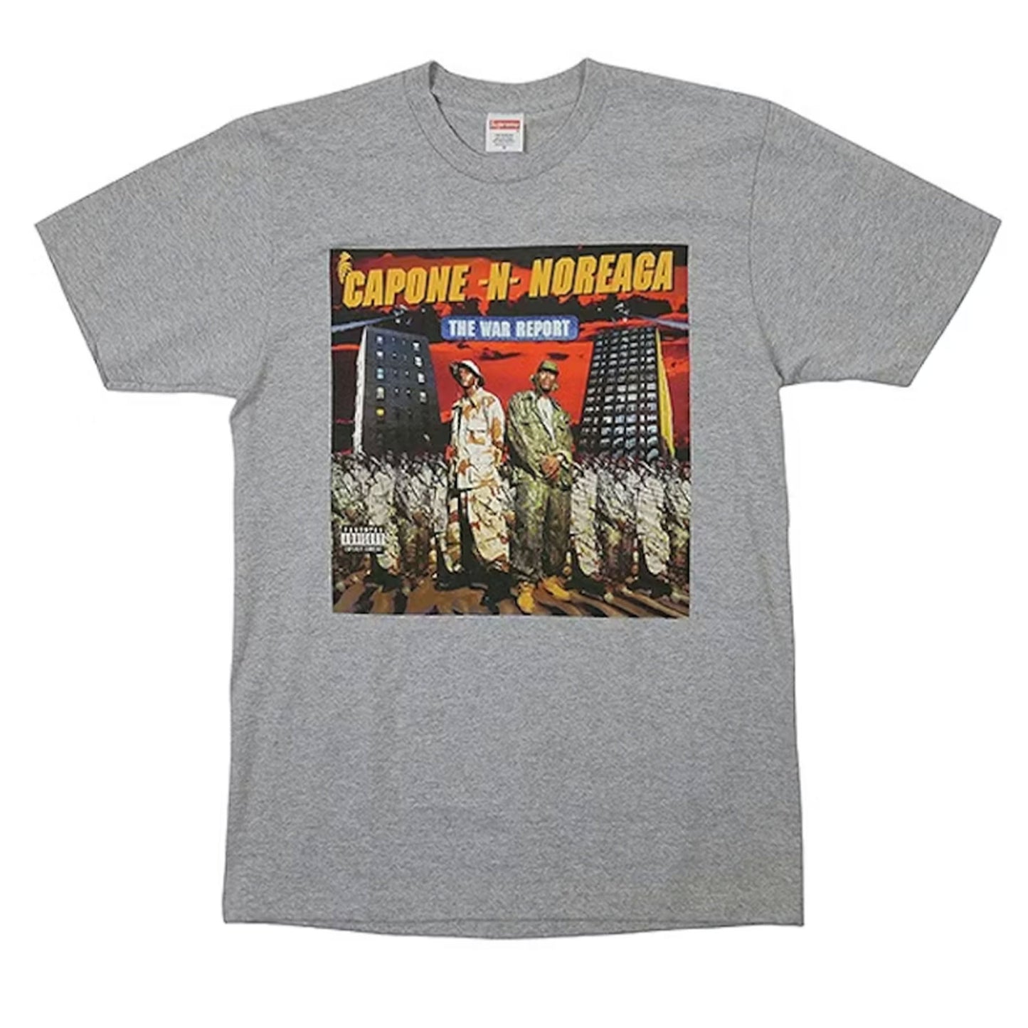 Supreme The War Report Tee Heather Grey [USED] - L (Used)