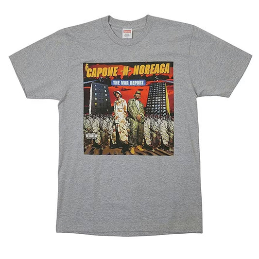 Supreme The War Report Tee Heather Grey [USED] - L (Used)