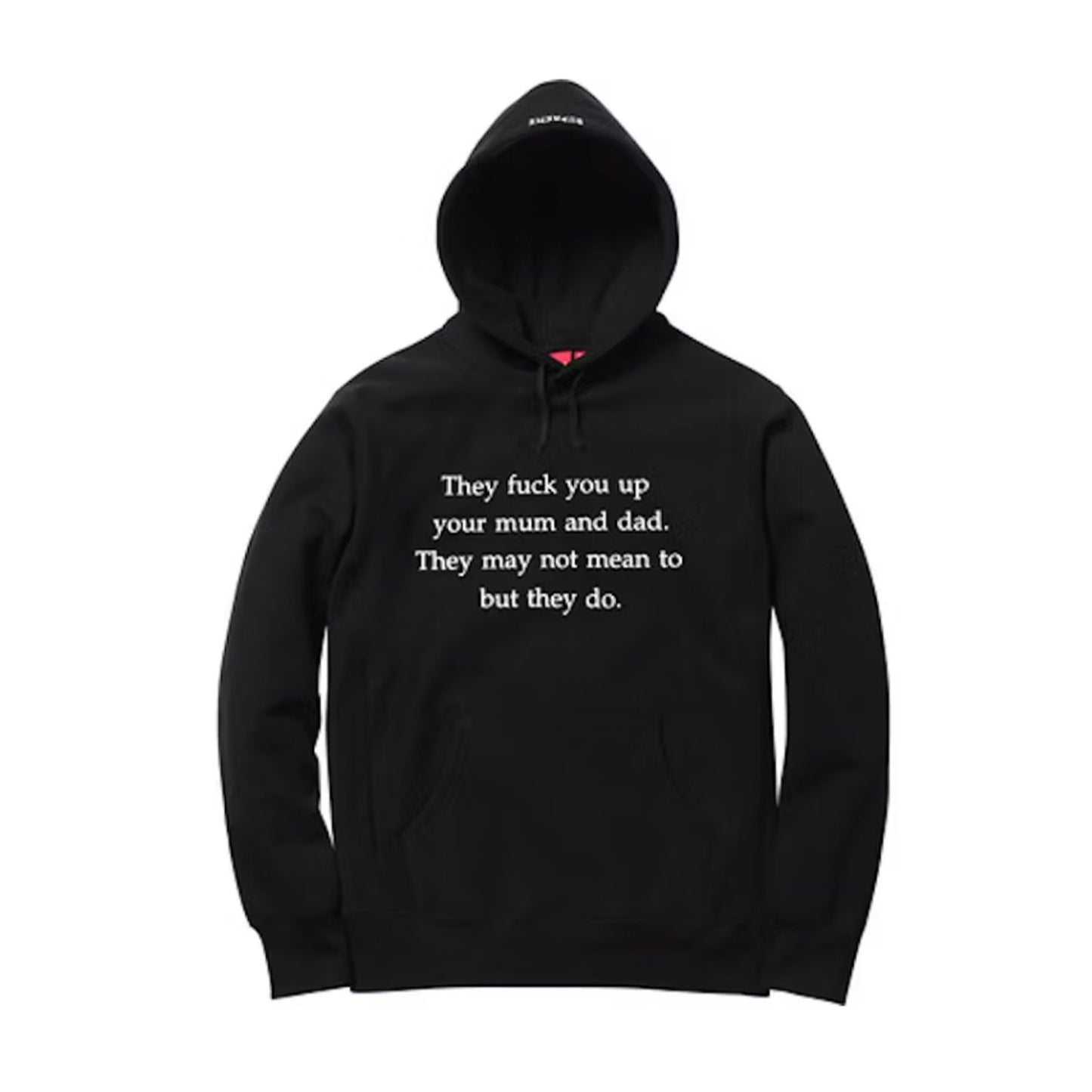 Supreme They Fuck You Up Hoodie Black [USED] - L (Used)