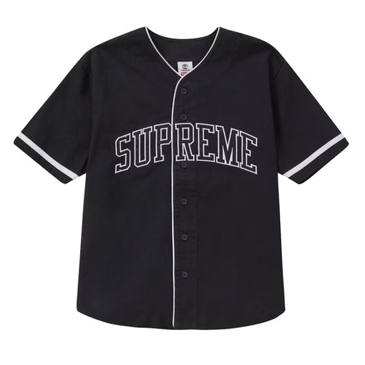 Supreme Timberland Baseball Jersey Black