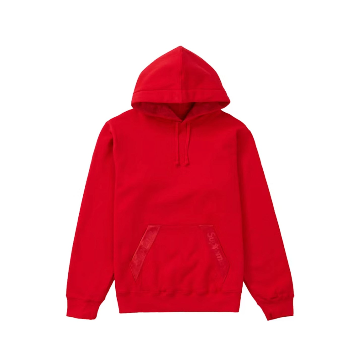 Supreme Tonal Webbing Hooded Sweatshirt Red [USED] - M (Used)