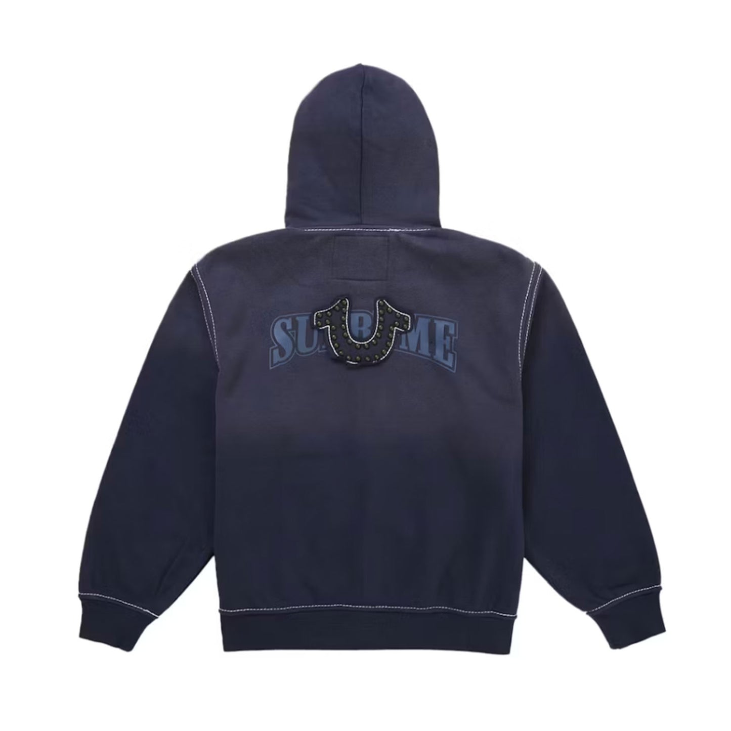 Supreme True Religion Zip Up Hooded Sweatshirt (FW25) Navy [USED] - L (Used)