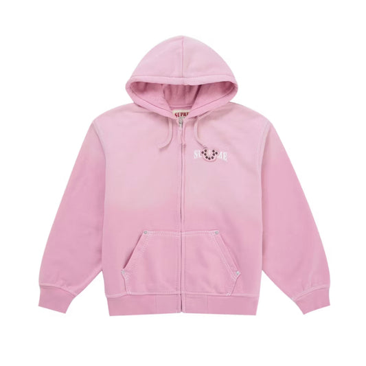 Supreme True Religion Zip Up Hooded Sweatshirt (FW25) Pink