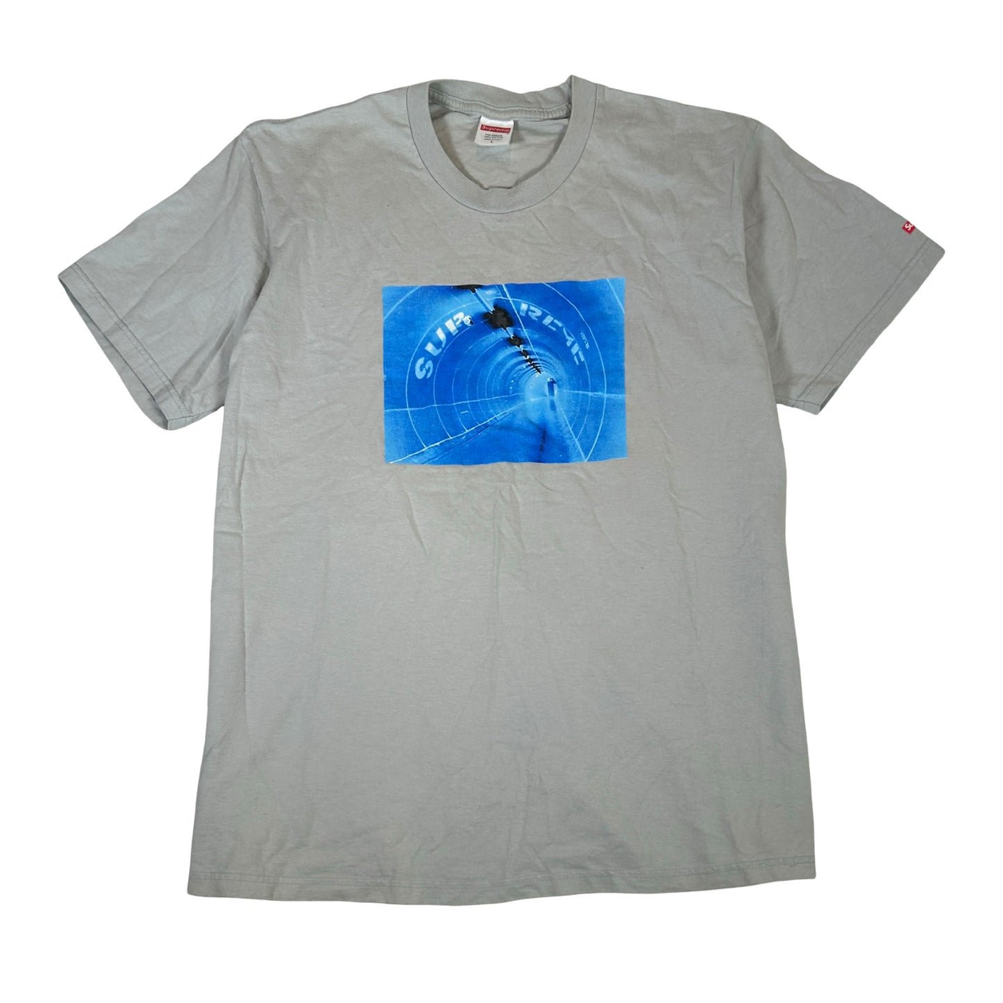 Supreme Tunnel Tee Cement Grey [USED] - L (Used)