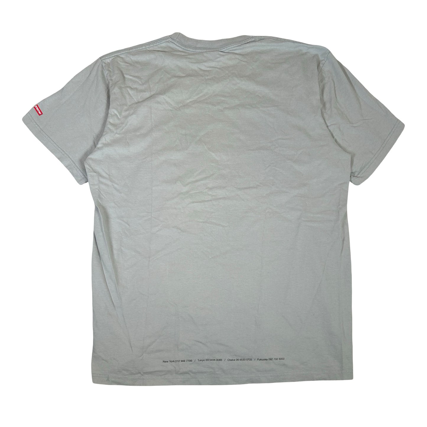 Supreme Tunnel Tee Cement Grey [USED] - L (Used)