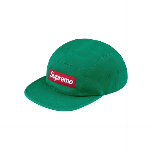 Supreme Washed Chino Twill Camp Cap (FW26) Green