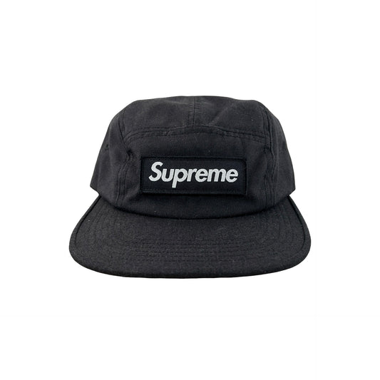 Supreme Washed Chino Twill Camp II Cap (SS24) Black [USED] - OS (Used)
