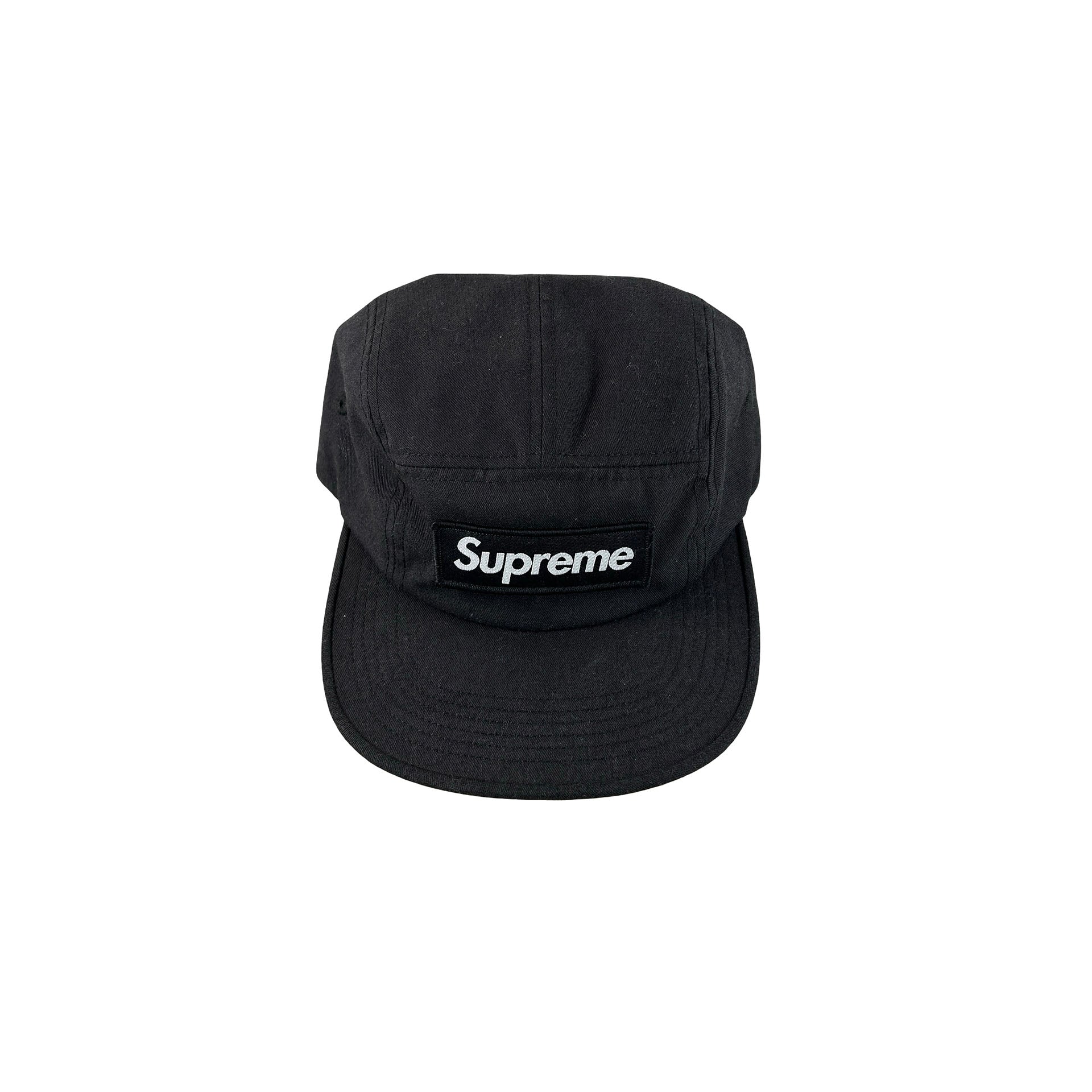 Supreme Washed Chino Twill Camp II Cap (SS24) Black [USED] - OS