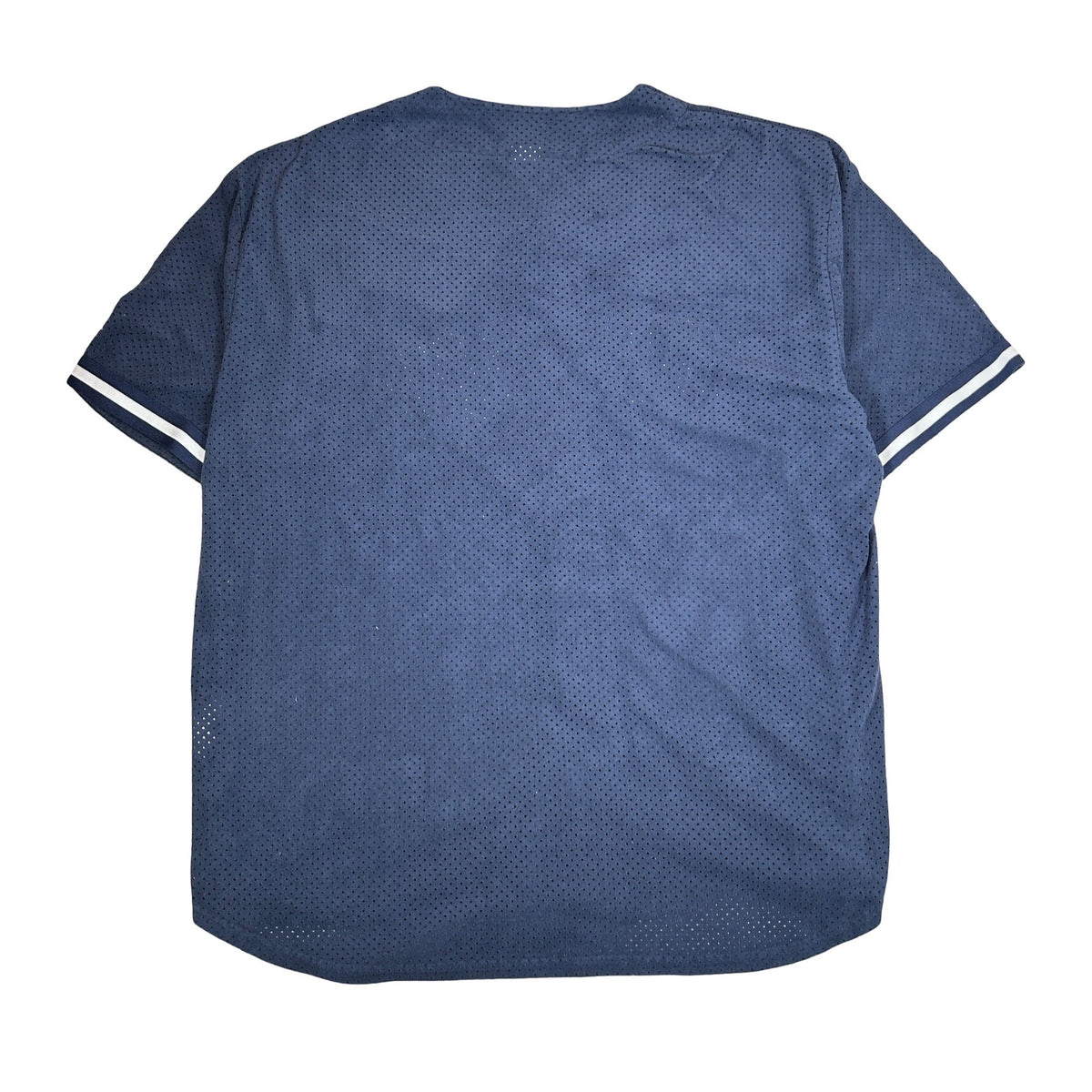 Supreme Ultrasuede Mesh Baseball Jersey Navy [USED] - L (Used)
