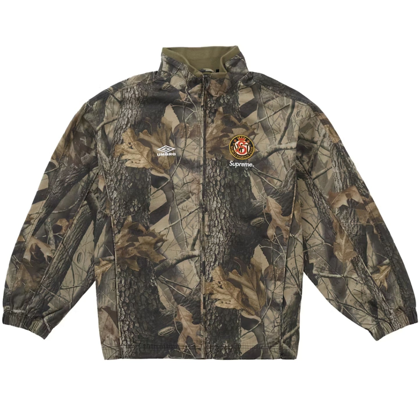 Supreme Umbro Cotton Ripstop Track Jacket (SS26) Realtree Hardwoods Camo
