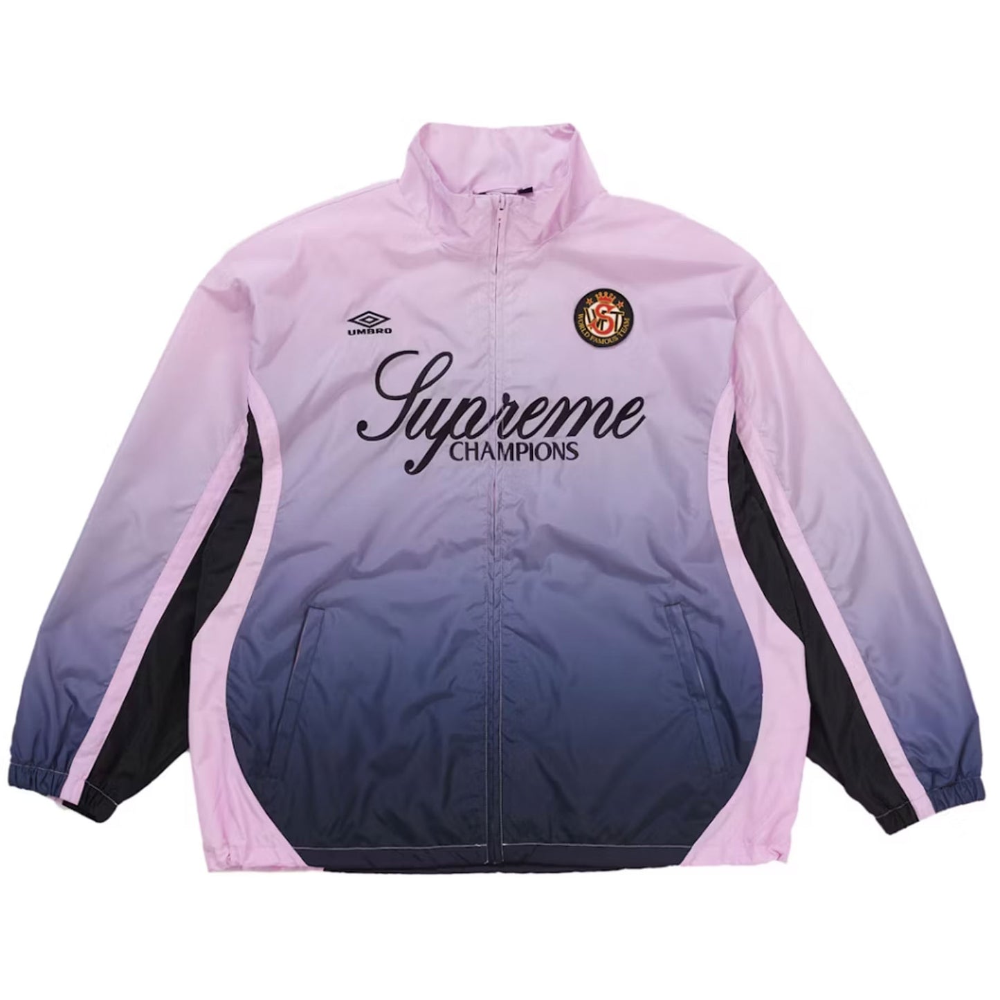 Supreme Umbro Gradient Track Jacket Pink