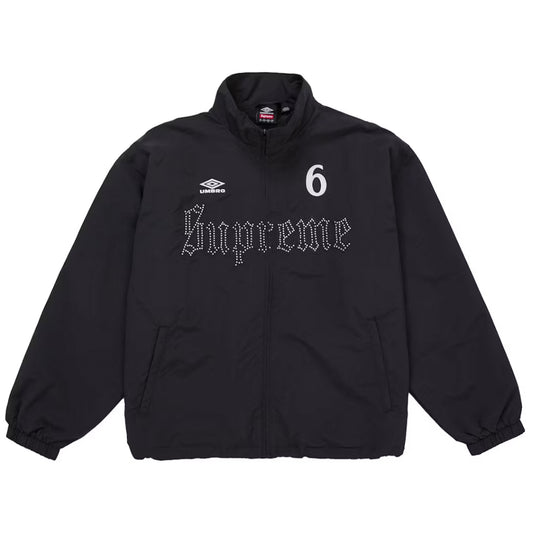 Supreme Umbro Rhinestone Track Jacket Black