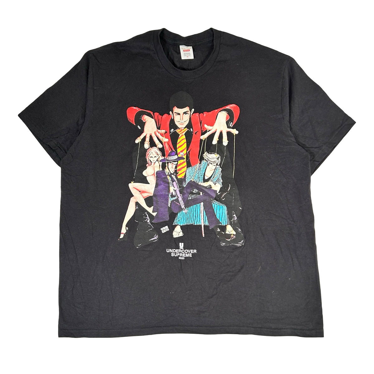 Supreme UNDERCOVER Lupin Tee Black [USED] - XL (Used2)