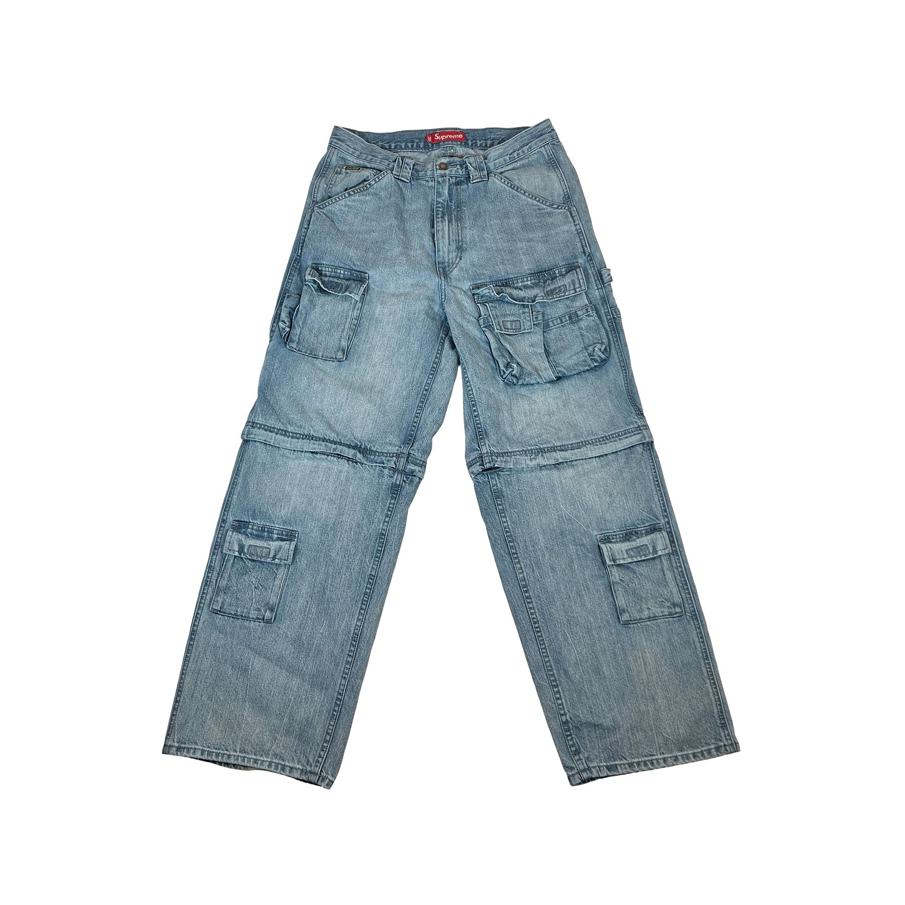 Supreme Baggy Jean Dirty Indigo indigo dirty baggy supreme 34inch 