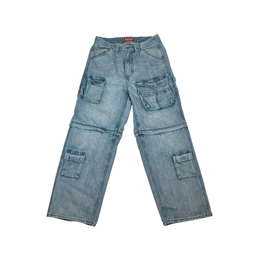 Supreme Zip-Off Utility Pant (FW25) Indigo [USED] - 30 (Used)