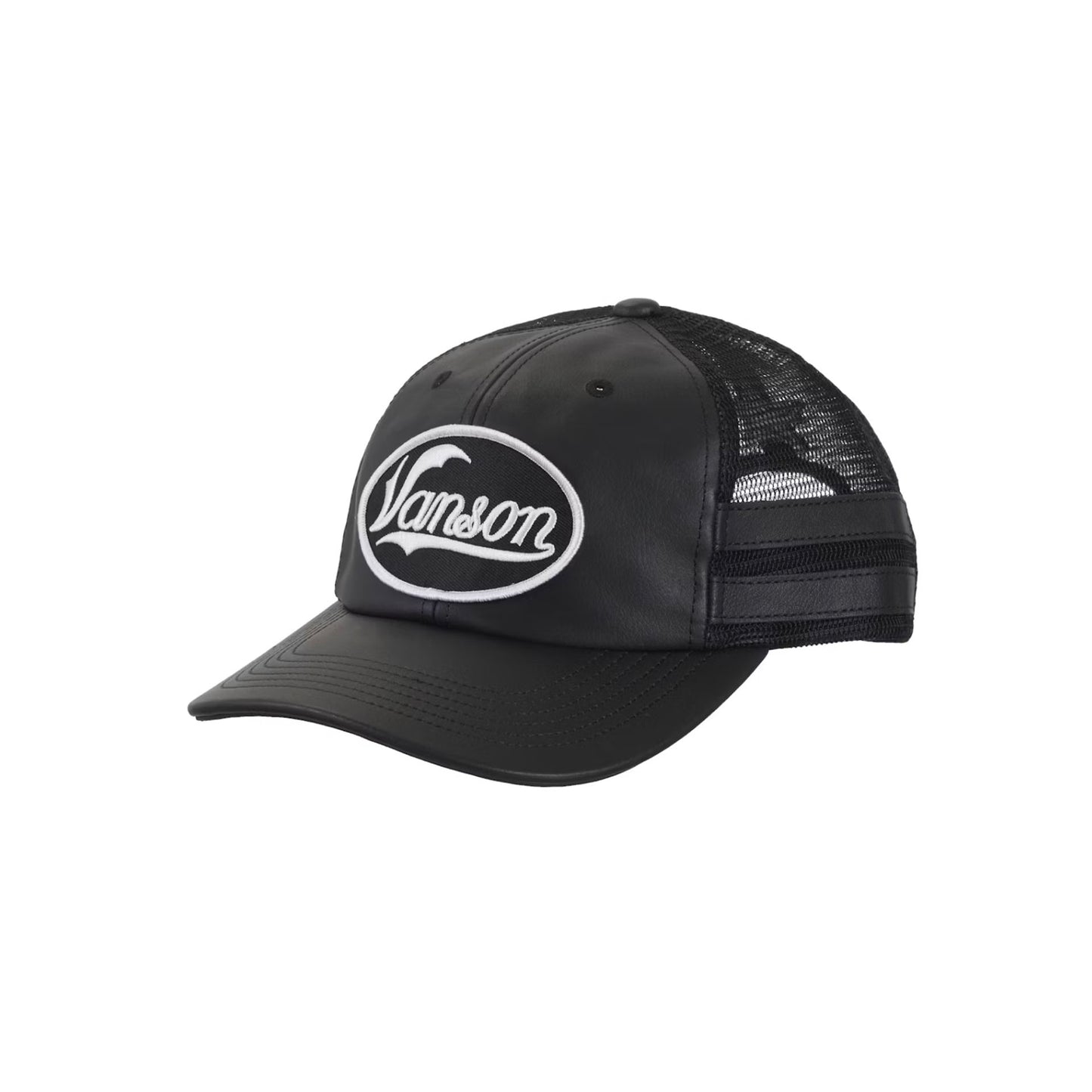 Supreme Vanson Leathers Mesh Back 6-Panel Black