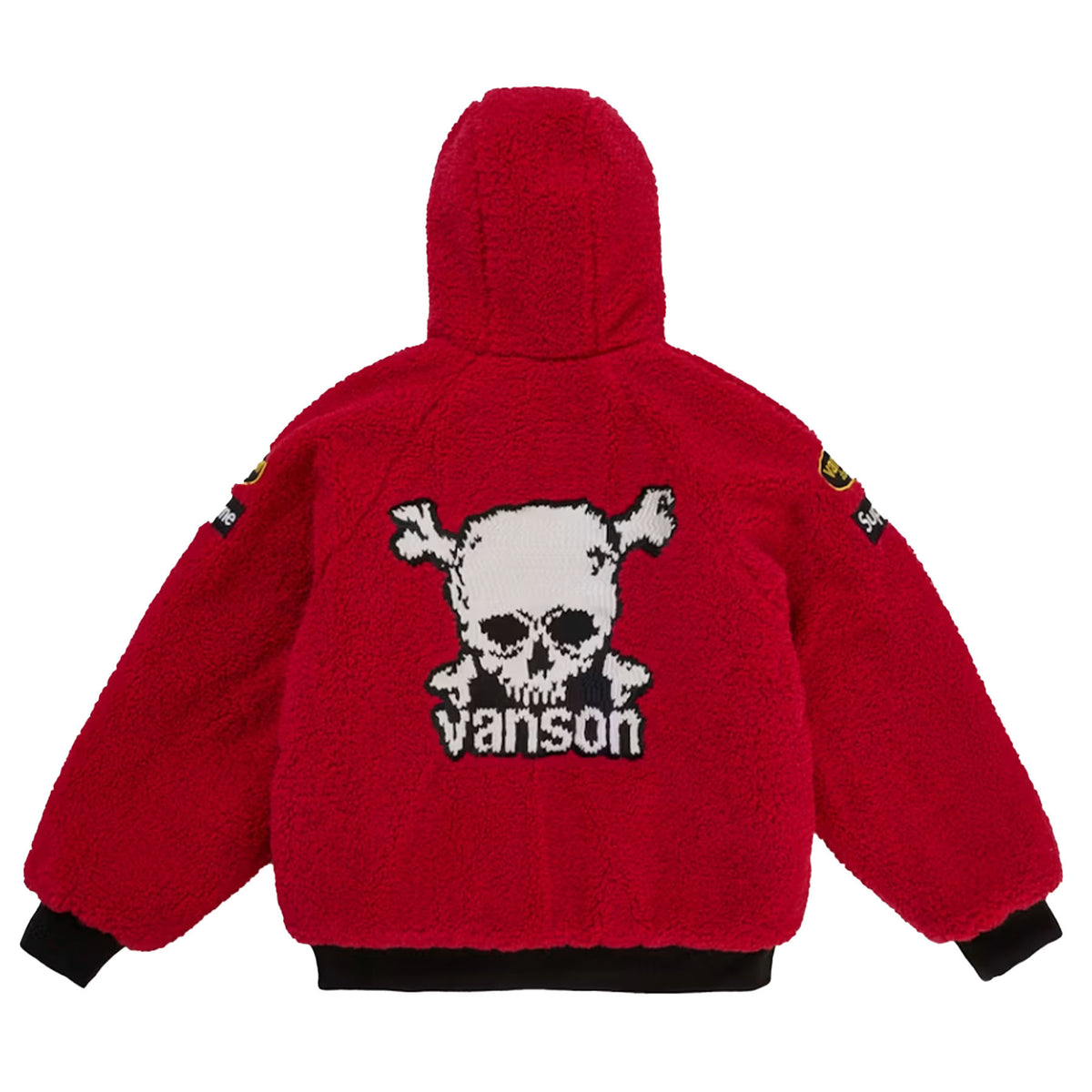 Supreme Vanson Leathers Reversible Quilted Hooded Jacket