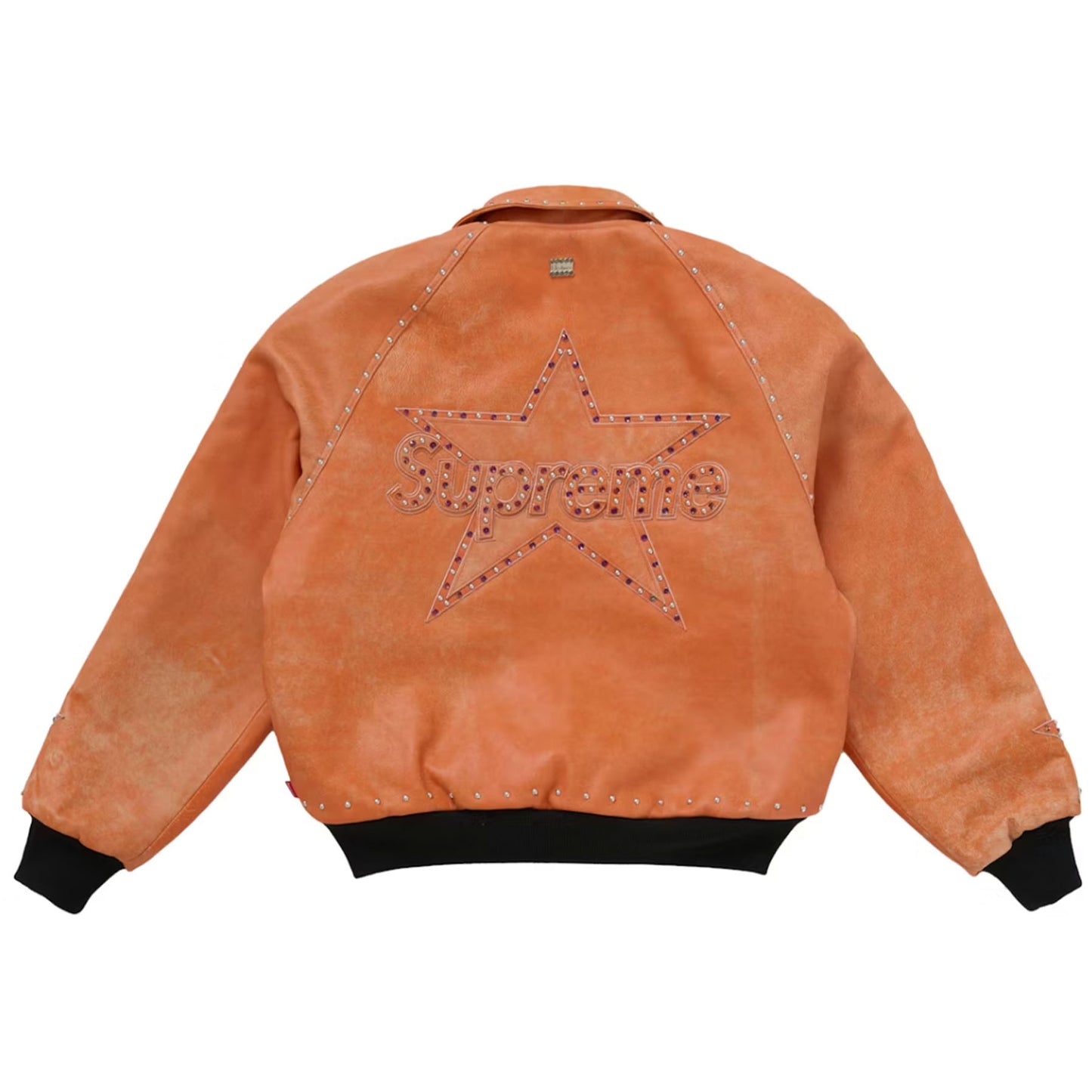 Supreme Vanson Leathers b.b. Simon Jacket Orange