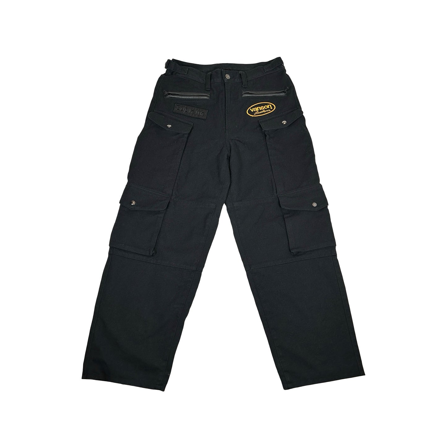 Supreme Vanson Leathers Cordura Cotton Pant Black [USED] - 30 (Used)