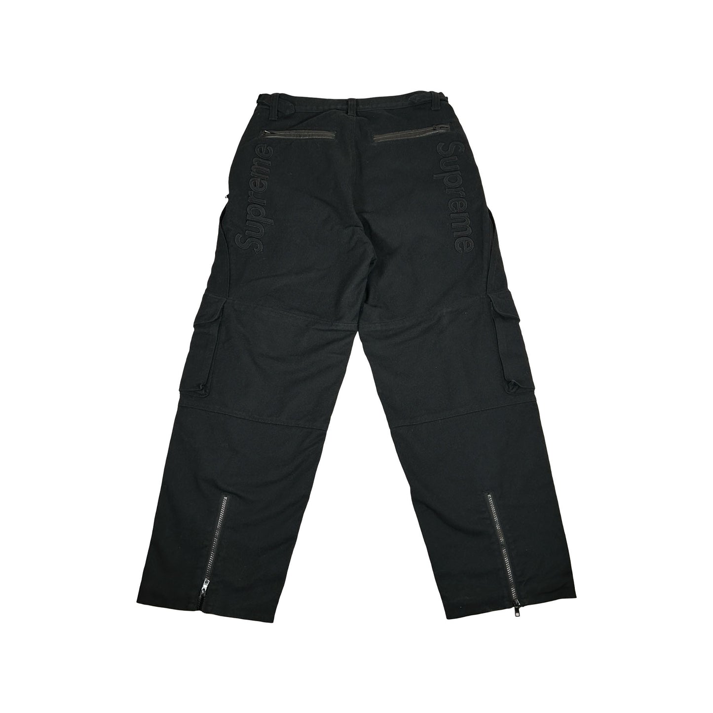 Supreme Vanson Leathers Cordura Cotton Pant Black [USED] - 30 (Used)