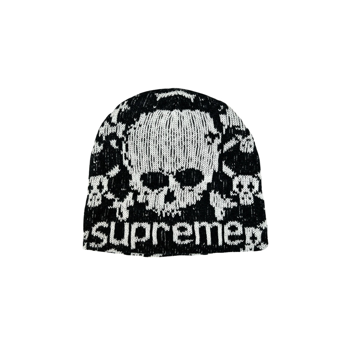Supreme Vanson Leathers Skull Beanie [USED]