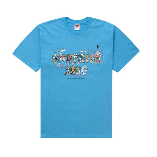 Supreme Varsity Tee Bright Blue [USED] - L (Used)