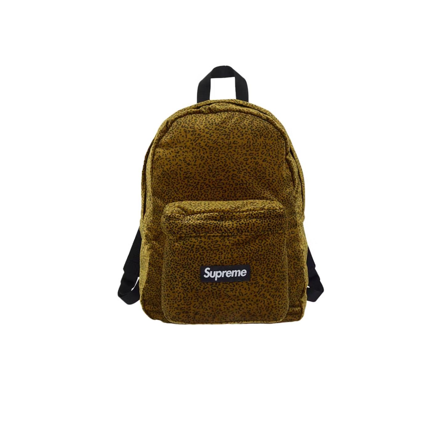 Supreme Velvet Backpack Tan Leopard
