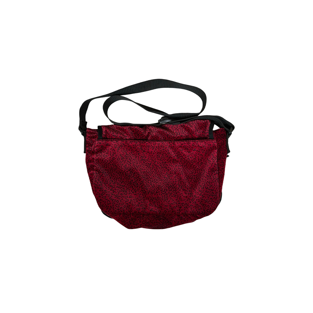 Supreme Velvet Small Messenger Bag Red Leopard [USED]