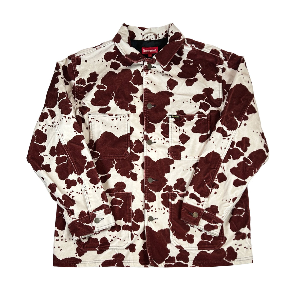 Supreme Velvet Chore Coat Cow [USED] - XL (Used)
