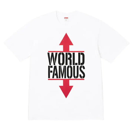 Supreme World Famous Tee White