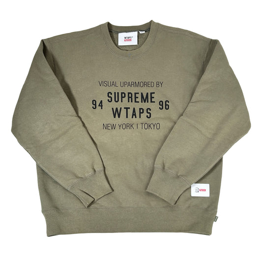 Supreme WTAPS Crewneck Light Olive [USED] - M (USED)