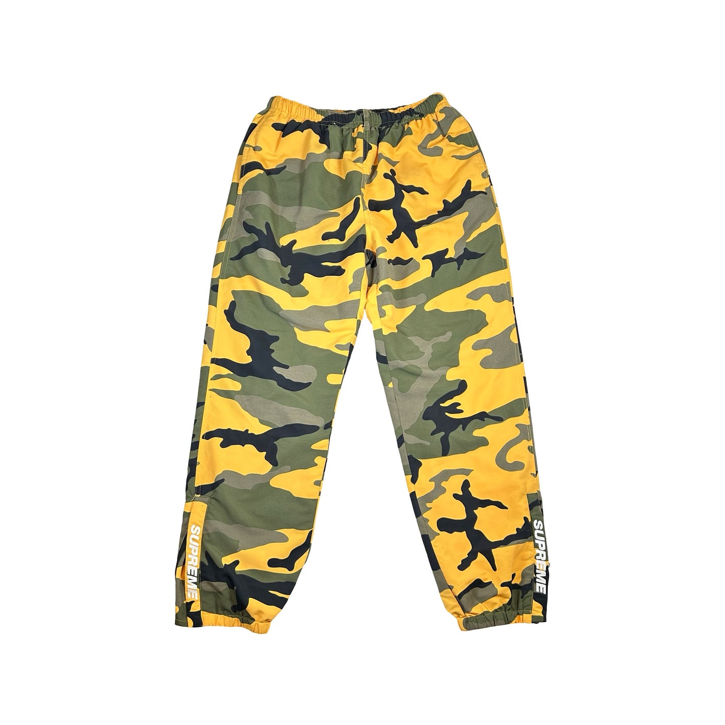 Supreme Warm Up Pant Yellow Camo [USED] - S (Used)