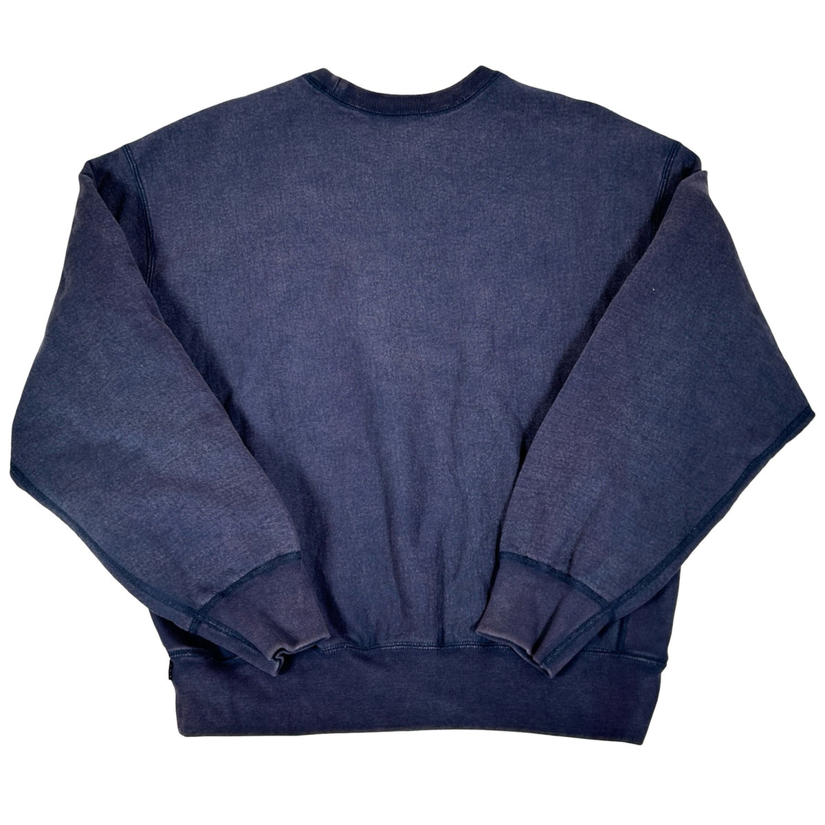 Supreme Washed Box Logo Crewneck Navy [USED] - M (Used)