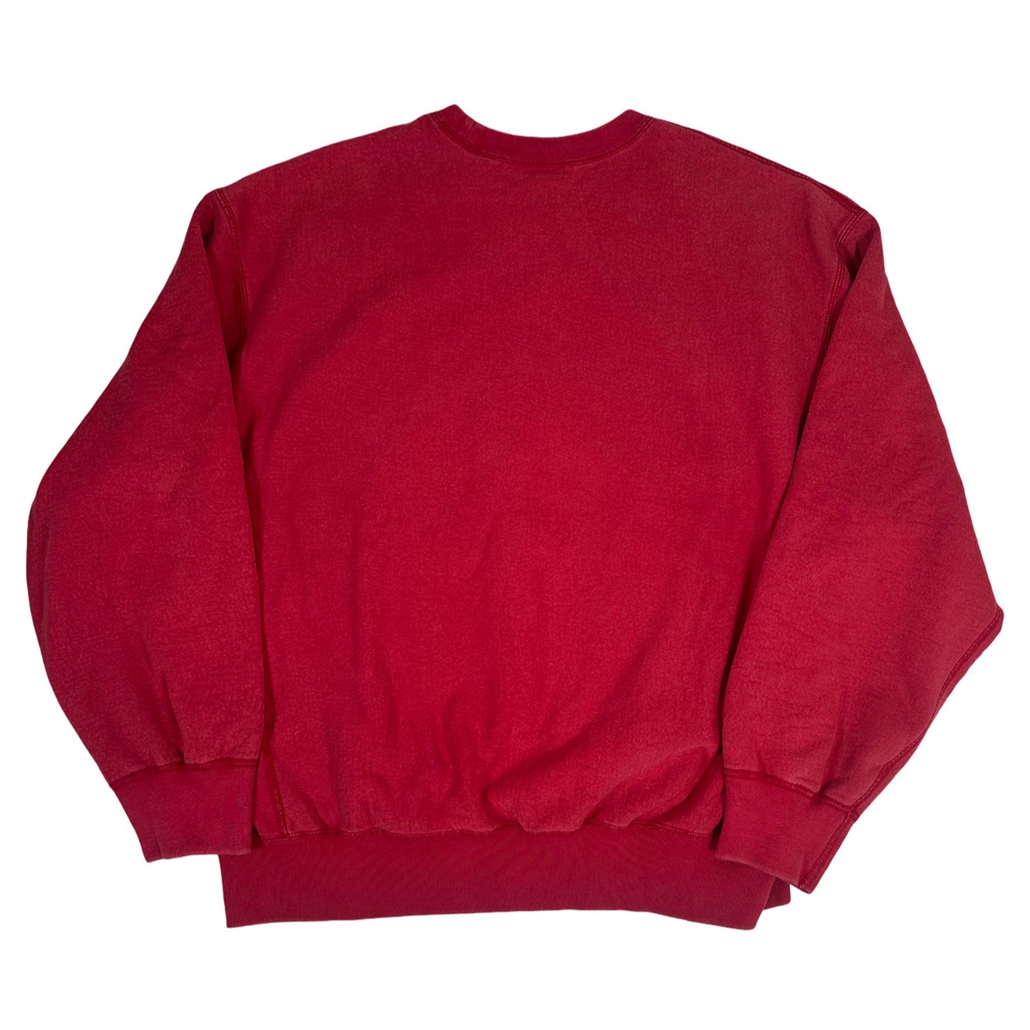 Supreme Washed Box Logo Crewneck Red [Used] - L (Used)