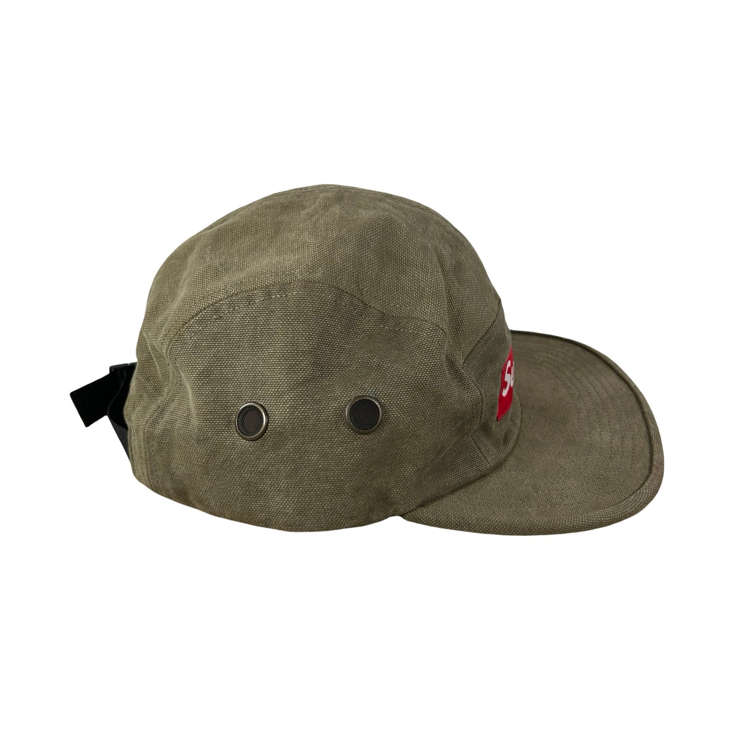 Supreme Washed Canvas Camp Cap (FW19) Olive [USED]