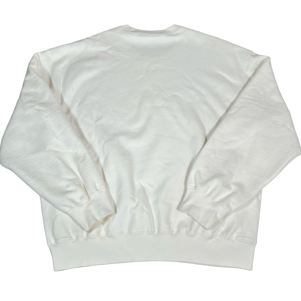 Supreme Washed Box Logo Crewneck White [USED] - XL (Used)