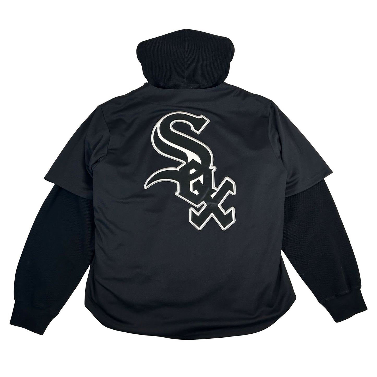 Supreme Chicago White Sox Hooded Baseball Jersey Black [USED] - S (Used)
