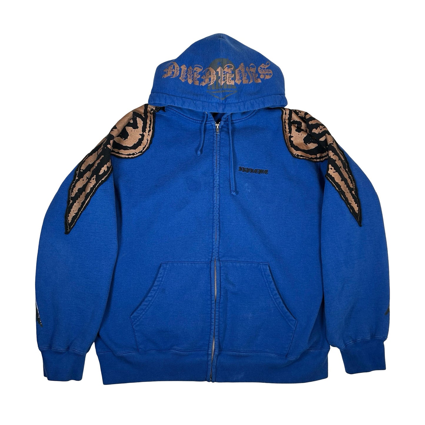 Supreme Wings Zip Up Hooded Sweatshirt (FW25) Royal [USED] - L (Used)