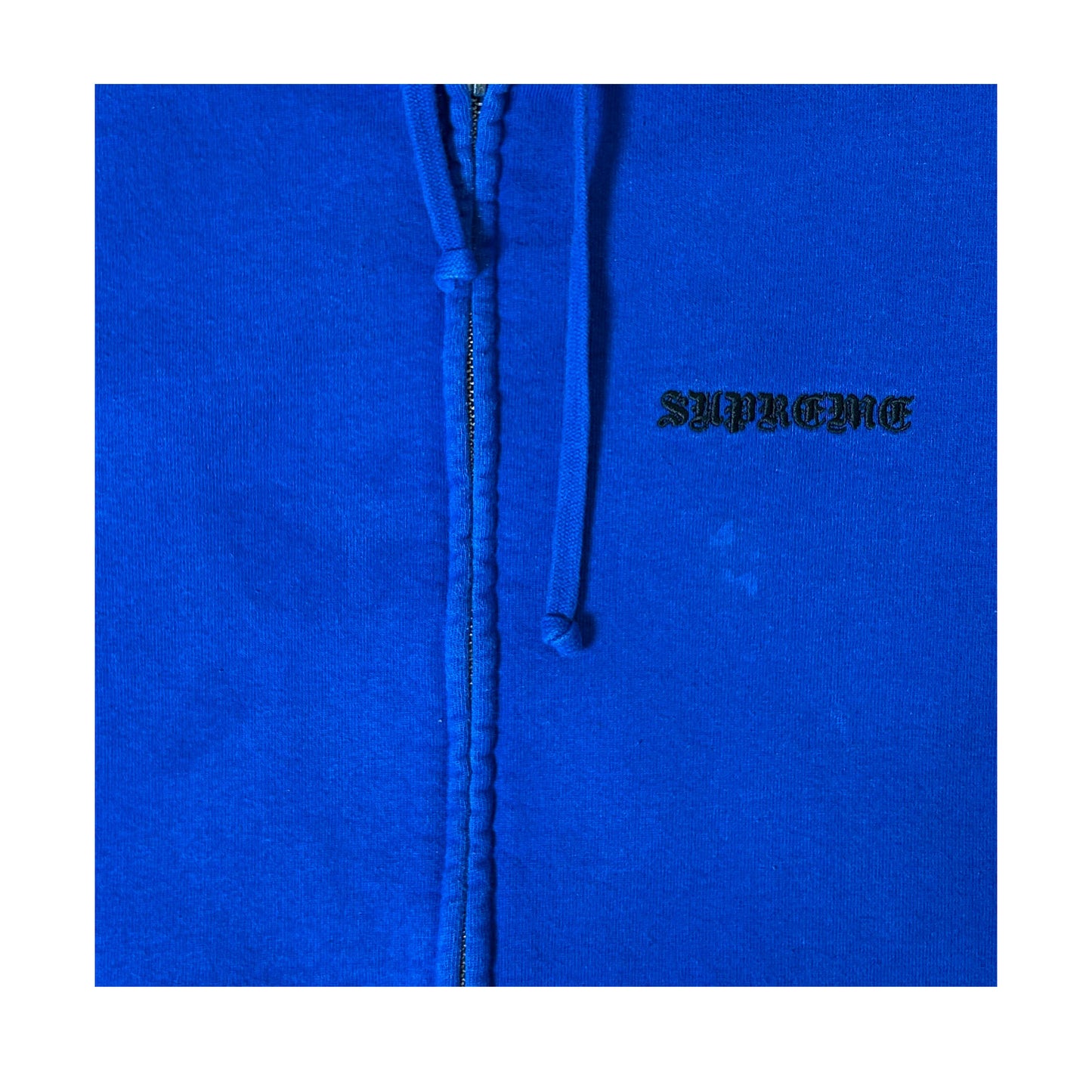 Supreme Wings Zip Up Hooded Sweatshirt (FW25) Royal [USED] - L (Used)