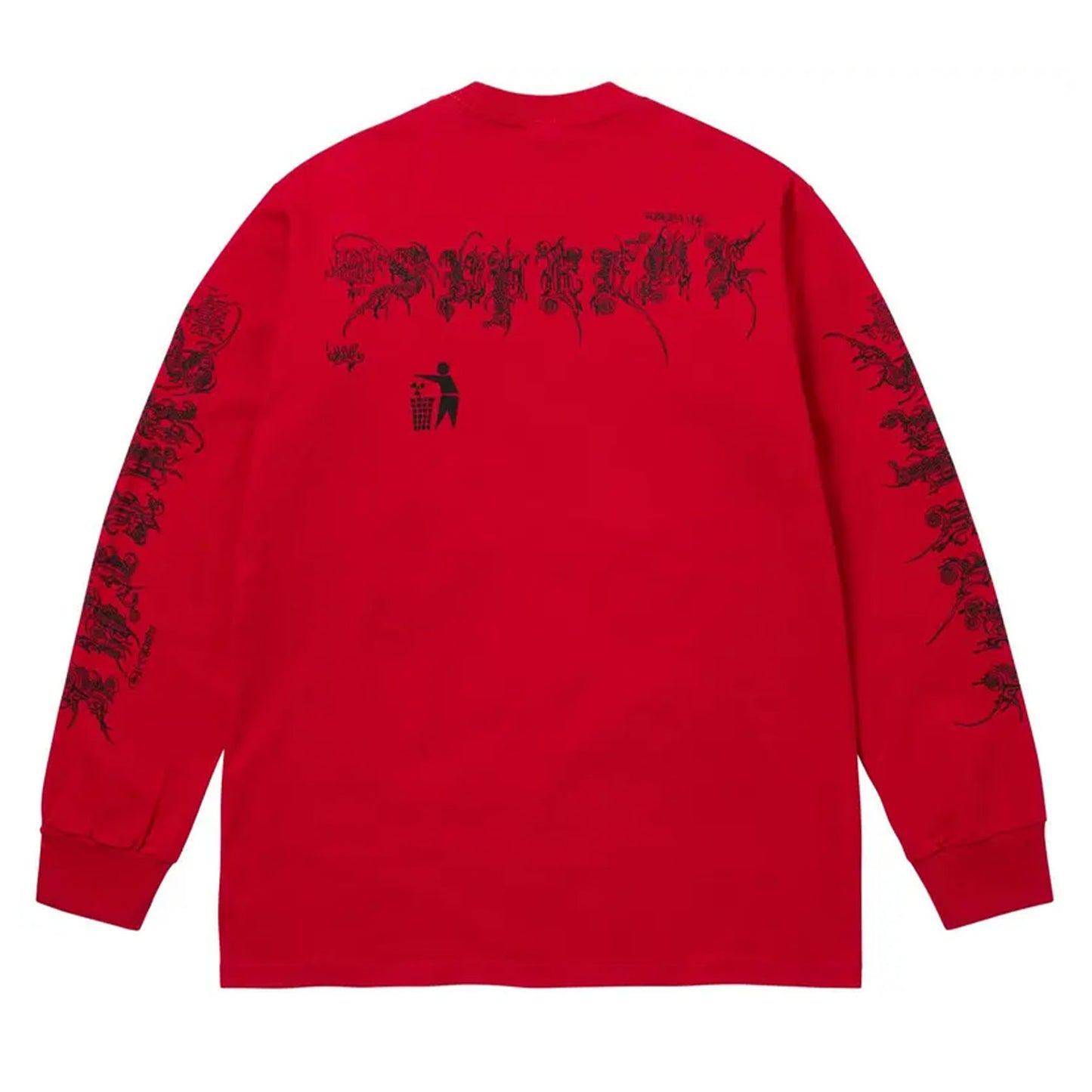 Supreme Wombat Long-Sleeve Tee Red