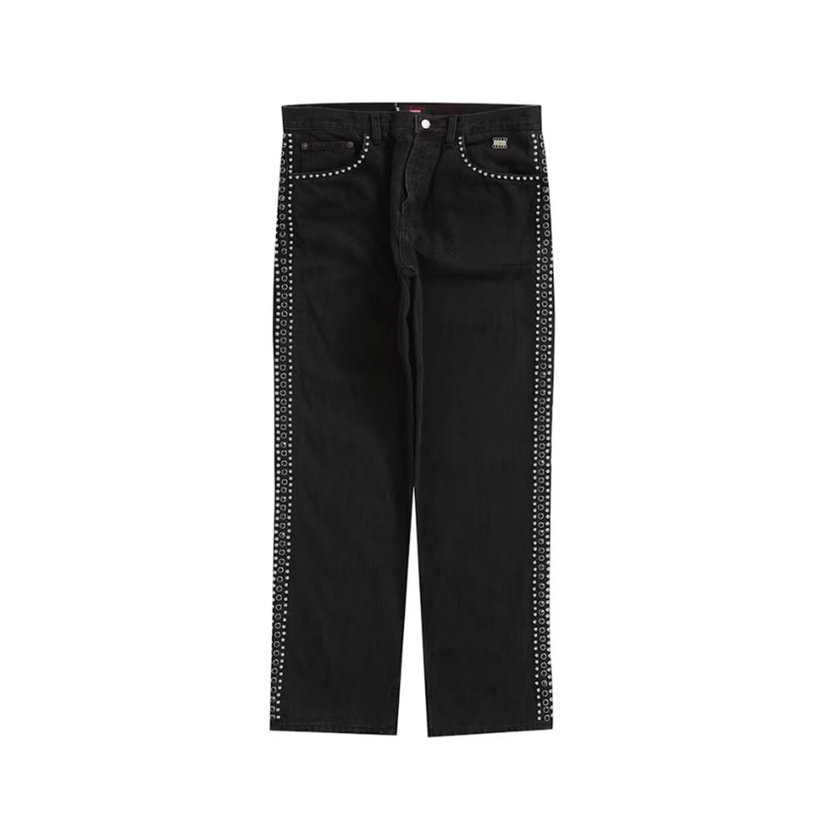 Supreme B.B. Simon Studded Regular Jean Black