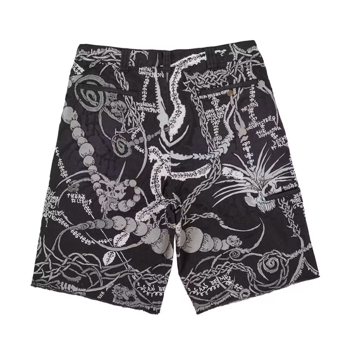 Supreme Wombat Embroidered Work Short Black